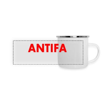 Antifa - Panoramic Camper Mug - white - Front