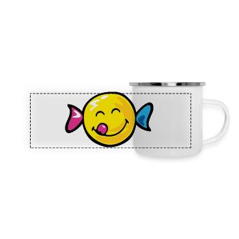 Smiley Sweety - Panoramic Camper Mug - white - Front