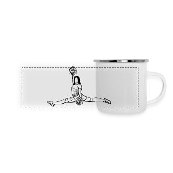 Cheerleader - Panoramic Camper Mug - white - Front