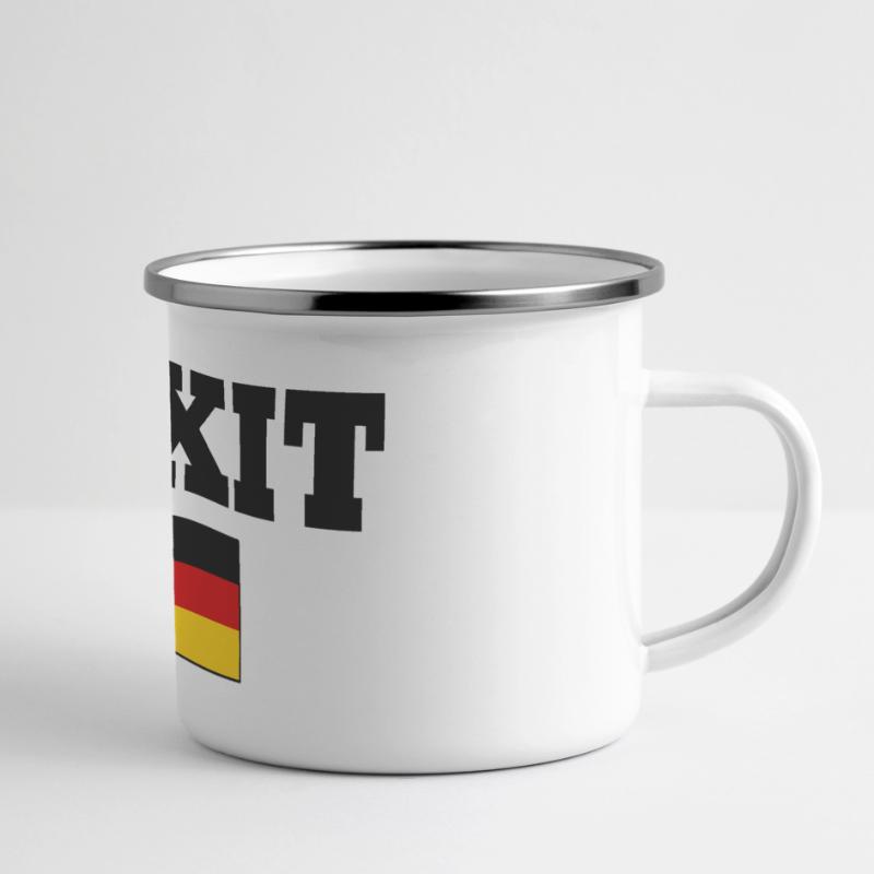 Dexit Panorama Emaille-Tasse