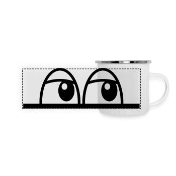 look_f1 - Panoramic Camper Mug - white - Front