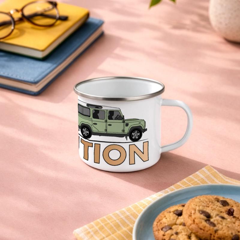 Defender 110 Évolution Mug panoramique émaillé