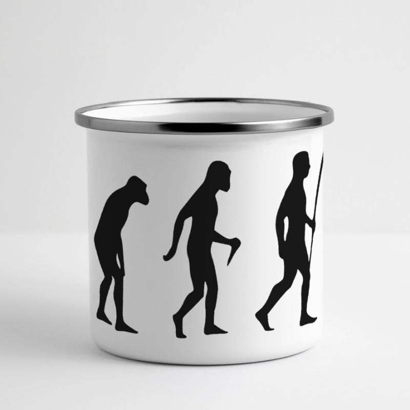 Fauteuil roulant Evolution. L’évolution du fauteuil roulant # Mug panoramique émaillé