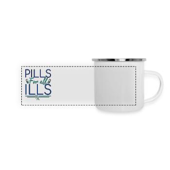 Pharmacy Pills for all Ills - Panoramic Camper Mug - white - Front