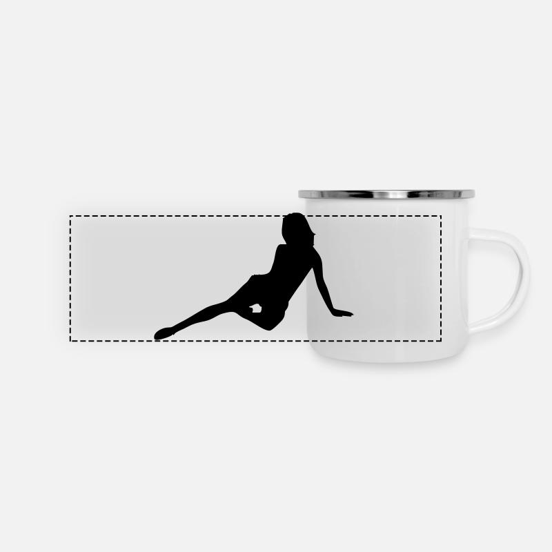 sexy - Panoramic Camper Mug - white