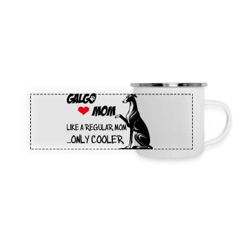 Galgo Mom - Panoramic Camper Mug - white - Front
