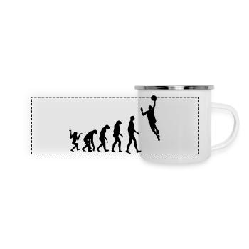 Basketball / Basketball / Basktet-Ball / Sports - Panoramic Camper Mug - white - Front