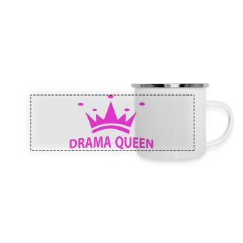 drama_queen - Panoramic Camper Mug - white - Front