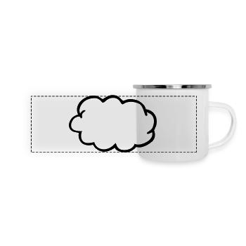 cloud - Panoramic Camper Mug - white - Front