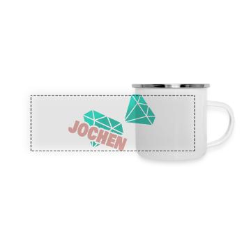 Jochen as a dad - Panoramic Camper Mug - white - Front