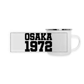 Osaka 1972 - Japon - Asie - Asien - Mug panoramique émaillé - blanc - Devant