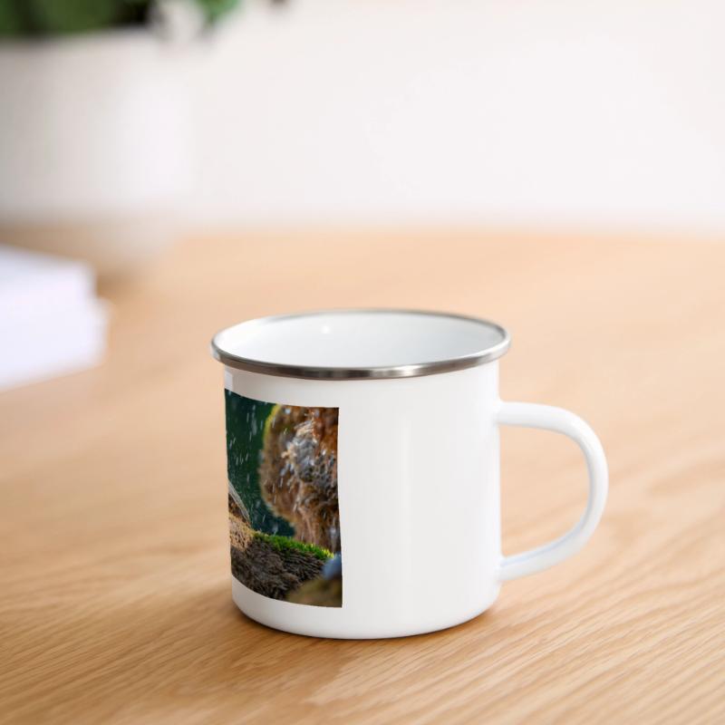 Gelbbauch-Slider Trachemys scripta scripta Panorama Emaille-Tasse