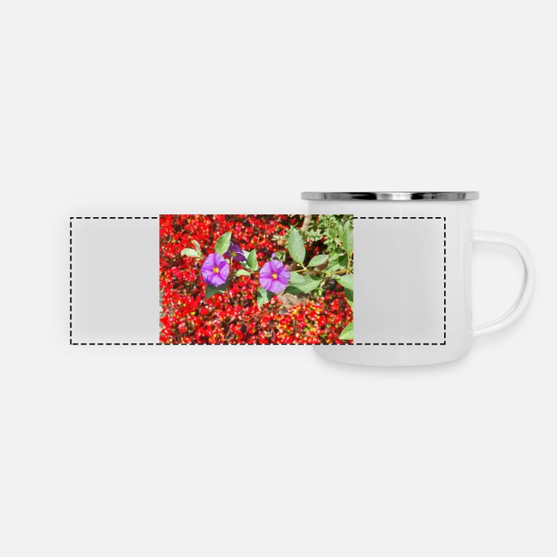 GENTIAN - Panoramic Camper Mug - white