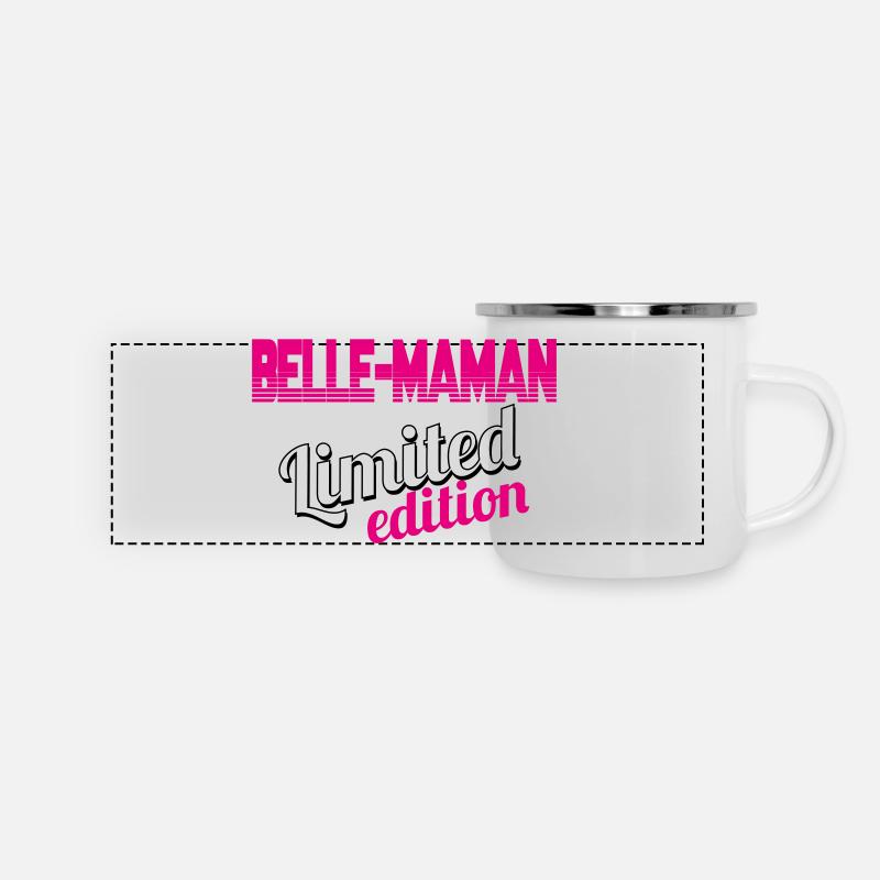 BELLE MAMAN LIMITED EDITION - Mug panoramique émaillé - blanc