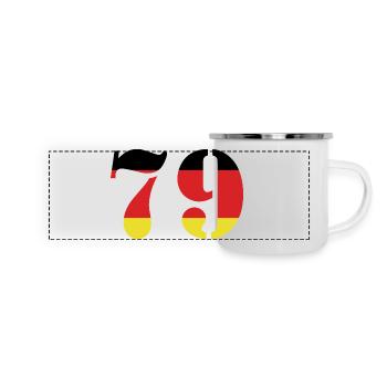79 Number Jersey Germany - Panoramic Camper Mug - white - Front