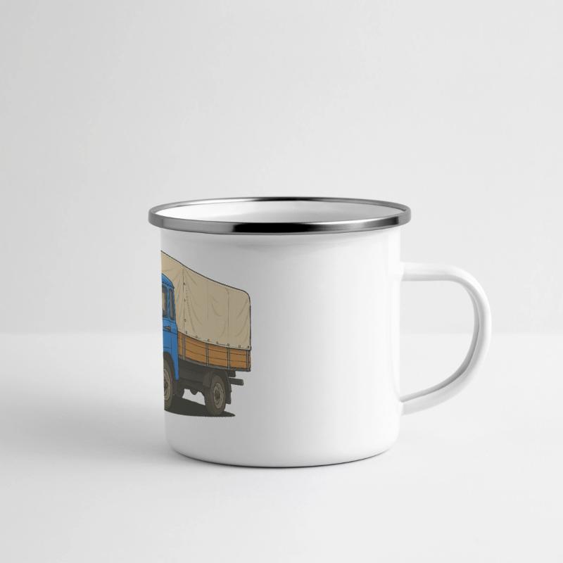 Panorama Emaille-Tasse