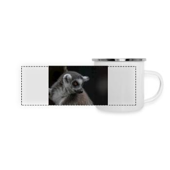 Ring Tailed Lemur - Panoramic Camper Mug - white - Front