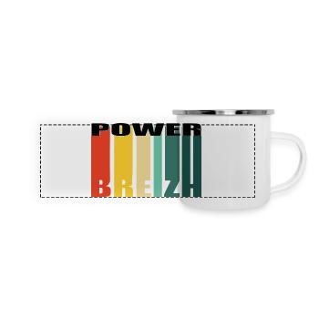 POWER BREIZH - Panoramic Camper Mug - white - Front