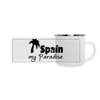 Spain Paradise - Panoramic Camper Mug - white - Front
