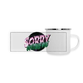 Balançoire de golf Déclaration GolfKing Fun Golfer Golfmom - Mug panoramique émaillé - blanc - Devant