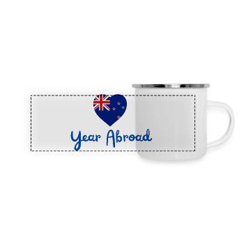 Year Abroad New Zealand - Semester Abroad AuPair - Panoramic Camper Mug - white - Front