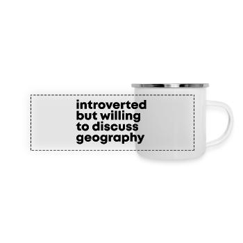 Geography - Panoramic Camper Mug - white - Front