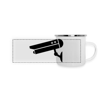 Camera Icon - Panoramic Camper Mug - white - Front