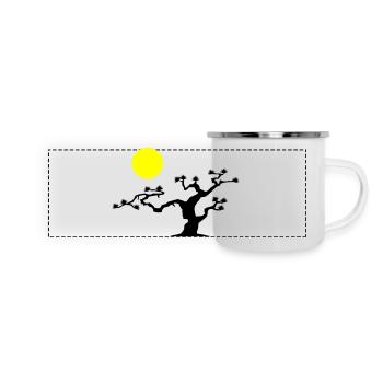 Japanese Tree - Panoramic Camper Mug - white - Front