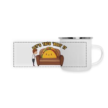 Let’s Taco About It - Panoramic Camper Mug - white - Front