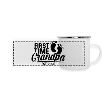 Grandpa 2026 - Proud Grandpa - Gift Idea - Panoramic Camper Mug - white - Front