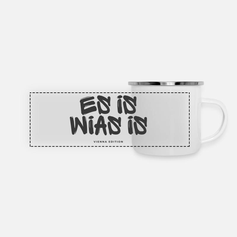 It is wias is - Panoramic Camper Mug - white