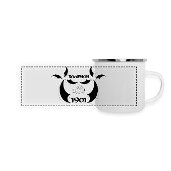 Roazhon 1901 - Mug panoramique émaillé - blanc - Devant