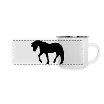 Pony - Panoramic Camper Mug - white - Front