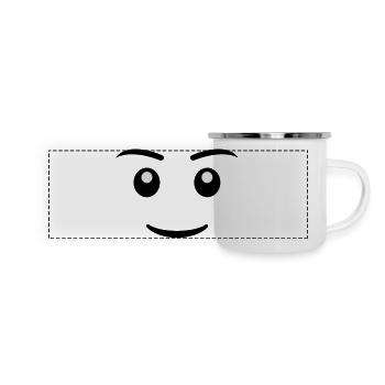 Toy face - Panoramic Camper Mug - white - Front
