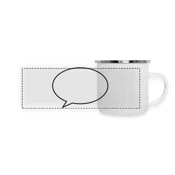 bubble - Panoramic Camper Mug - white - Front