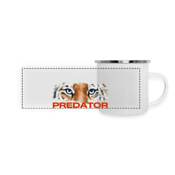 Apex Predator - Tiger Face Tee - Panoramic Camper Mug - white - Front