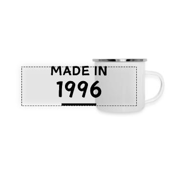 Made in 1996 - Year of Birth / Birthday - Panoramic Camper Mug - white - Front