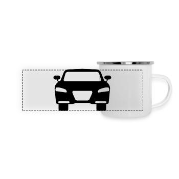 Car - Panoramic Camper Mug - white - Front