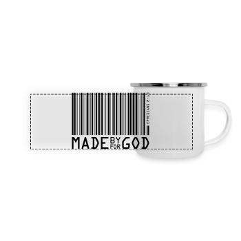 Made by God - Panoramic Camper Mug - white - Front