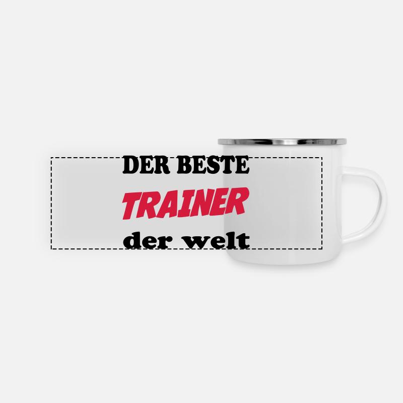Der beste trainer der welt - Panoramic Camper Mug - white