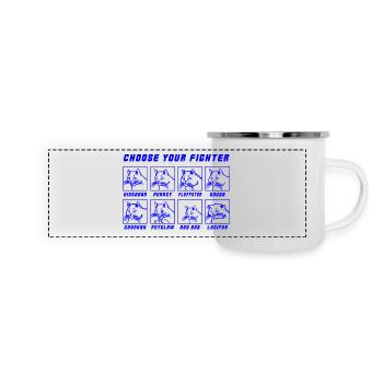 Choose your Fighter  - Panoramic Camper Mug - white - Front