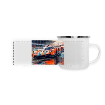 Car Racing - Panoramic Camper Mug - white - Front
