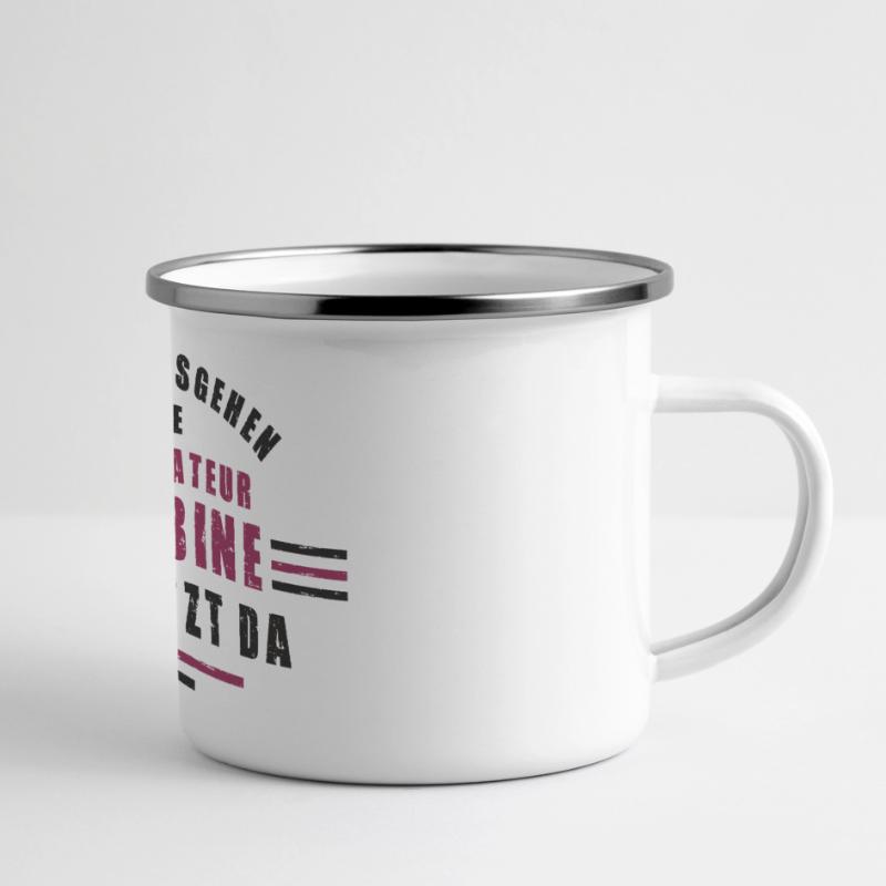 Trainee plasterer apprenticeship training plasterer Panoramic Camper Mug