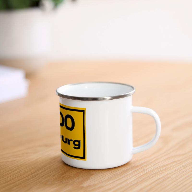 OLD POSTCODE POSTCODE RETRO 2000 HAMBURG - HAFEN Panoramic Camper Mug