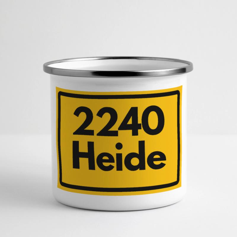 OLD POSTCODE POSTCODE RETRO 2240 HEIDE MARSHENLAND Panoramic Camper Mug