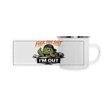 Shell Exit Attitude Turtle - Panoramic Camper Mug - white - Front