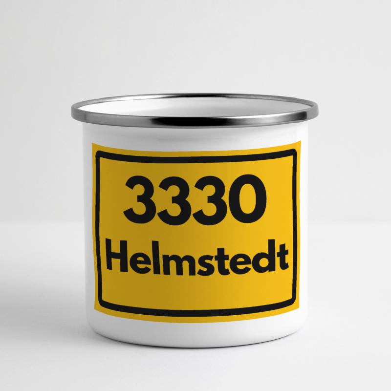 OLD POSTCODE ZIP CODE RETRO 3330 HELMSTEDT JULEUM! Panoramic Camper Mug