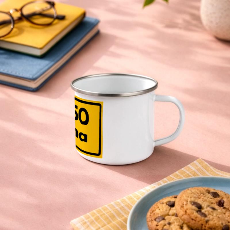 OLD POSTCODE POSTCODE RETRO 4750 UNNA Panoramic Camper Mug