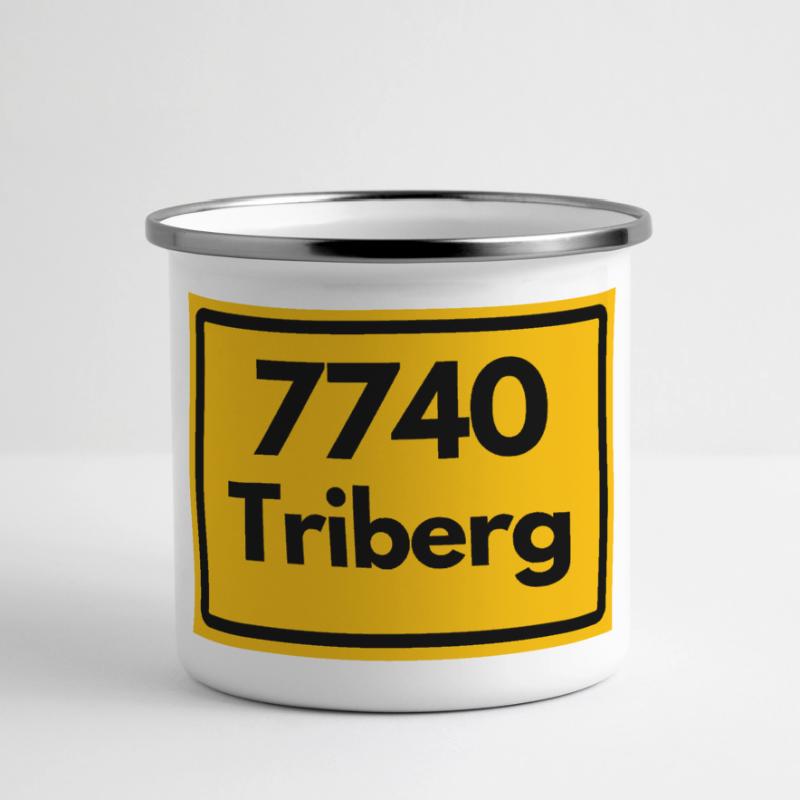 OLD POSTCODE ZIP CODE RETRO 7740 TRIBERG HEIMAT Panoramic Camper Mug