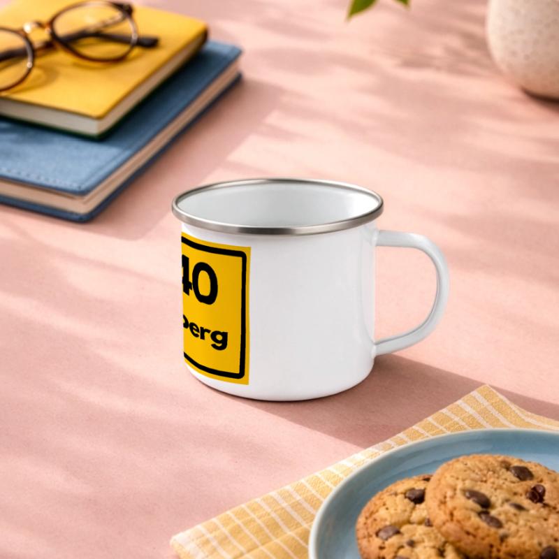 OLD POSTCODE POSTCODE RETRO 2440 SCHÖNBERG HEIMAT Panoramic Camper Mug